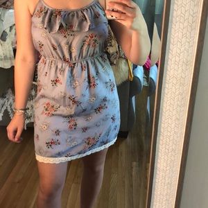 Floral and Lace Dress